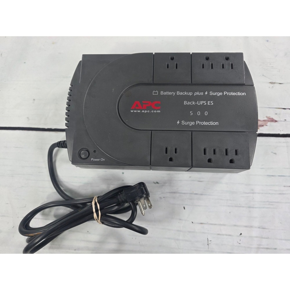 APC Back-UPS ES 500 Battery Backup plus Surge Protection BE500U No Battery.